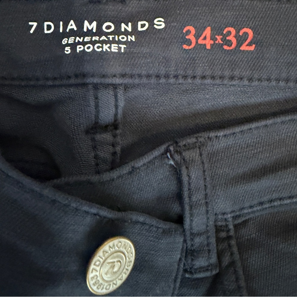 7 Diamonds Men’s Navy Blue Jeans